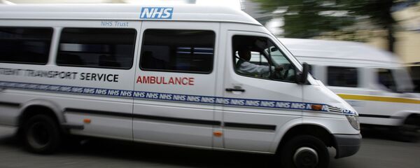 Ambulances belonging to the National Health Service, seen, outside one of London's major hospitals St Mary's, in Paddington, London Ambulances belonging to the National Health Service, seen, outside one of London's major hospitals St Mary's, in Paddington, London - Sputnik International