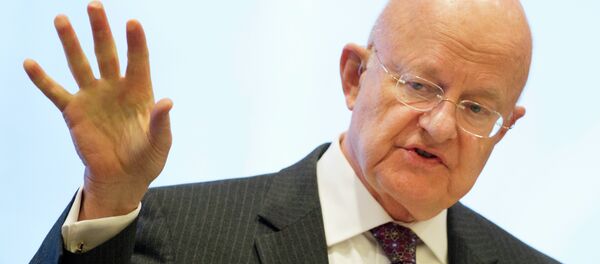 James Clapper, the Director of National Intelligence, speaks at the International Conference on Cyber Security at Fordham University - Sputnik International