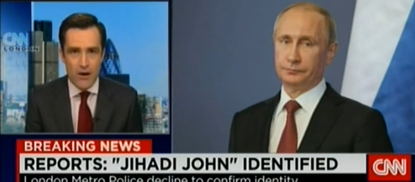 CNN has done it again. Apparently the secret identity of ISIL killer 'Jihadi John' is Russian President Vladimir Putin. - Sputnik International