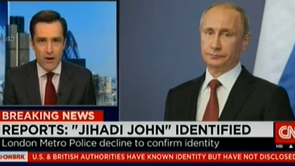 CNN has done it again. Apparently the secret identity of ISIL killer 'Jihadi John' is Russian President Vladimir Putin. - Sputnik International