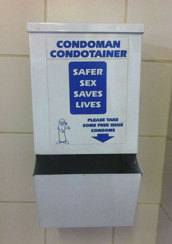 Condoms were made available for San Francisco jail inmates since the 1980s due to the HIV/AIDS crisis. The jail gives away about 2000 condoms each month. Condoms were made available for San Francisco jail inmates since the 1980s due to the HIV/AIDS crisis. The jail gives away about 2000 condoms each month. - Sputnik International