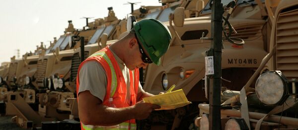 The Polish Army has received 45 Mine Resistant Ambush Protected (MRAP) vehicles, all donated by the US government. - Sputnik International