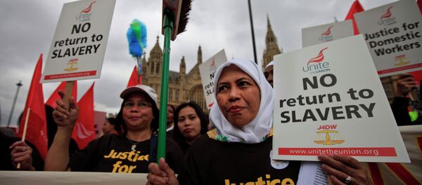 Migrants in London - Sputnik International