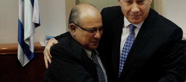 In this 2011 photo, Israel Prime Minister Benjamin Netanyahu hugs Meir Dagan, the then-director of Israel spy agency Mossad. In this 2011 photo, Israel Prime Minister Benjamin Netanyahu hugs Meir Dagan, the then-director of Israel spy agency Mossad. - Sputnik International