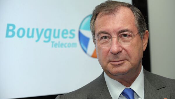 French construction and media conglomerate Bouygues' CEO, Martin Bouygues - Sputnik International