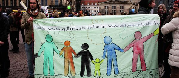 Antiracism Demo in Dresden - Sputnik International