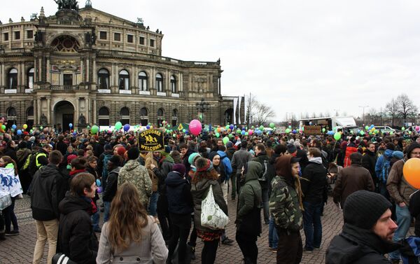 Antiracism Demo in Dresden - Sputnik International