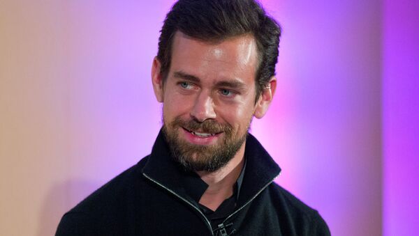 Jack Dorsey, CEO of Square, Chairman of Twitter and a founder of both ,holds an event in London - Sputnik International