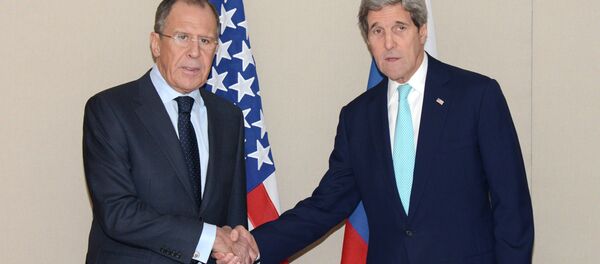 Russian Foreign Minister Sergei Lavrov and US Secretary of State John Kerry Russian Foreign Minister Sergei Lavrov and US Secretary of State John Kerry - Sputnik International