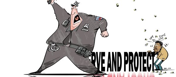 Police brutality - Sputnik International