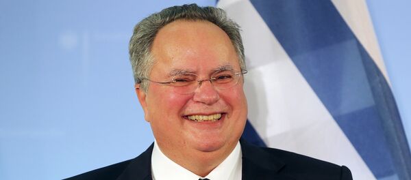 Greek Foreign Minister Nikos Kotzias Greek Foreign Minister Nikos Kotzias - Sputnik International
