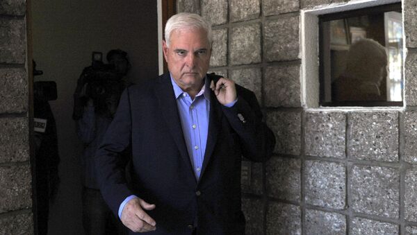 Panamanian former president and deputy of the Central American Parliament (Parlacen) Ricardo Martinelli arrives to a parliament's plenary session in Guatemala city - Sputnik International