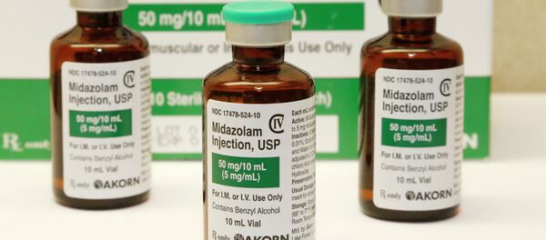 Oklahoma plans to resume executions Thursday, Jan. 15, 2015, after botching its last one and will use the same three-drug method as a Florida lethal injection scheduled for the same day. The drug mixture begins with the sedative midazolam and includes the same drugs used in Oklahoma’s botched execution of Clayton Lockett, who writhed on the gurney and moaned after he’d been declared unconscious. - Sputnik International
