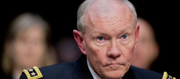 Joint Chiefs Chairman Gen. Martin Dempsey testifies on Capitol Hill in Washington, Tuesday, March 3, 2015, before the Senate Armed Services Committee - Sputnik International