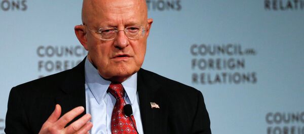 Director of U.S. National Intelligence James Clapper speaks at the Council on Foreign Relations in New York March 2, 2015 Director of U.S. National Intelligence James Clapper speaks at the Council on Foreign Relations in New York March 2, 2015 - Sputnik International