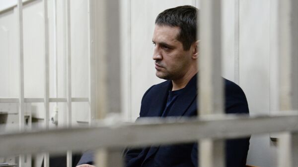 Judge Natalia Mushnikova ruled that Andrei Ikramov should be kept in pre-trial detention until April 27 Above: Andrei Ikramov. - Sputnik International