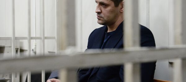 Judge Natalia Mushnikova ruled that Andrei Ikramov should be kept in pre-trial detention until April 27 Above: Andrei Ikramov. - Sputnik International