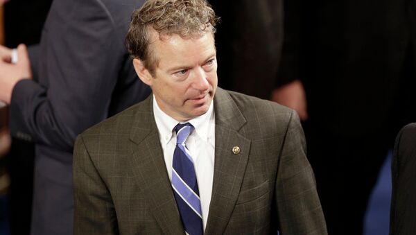 U.S. Sen. Rand Paul (R-KY) arrives in the House Chamber prior to Israeli Prime Minister Benjamin Netanyahu's address to a joint meeting of Congress in the House Chamber on Capitol Hill in Washington, March 3, 2015 - Sputnik International