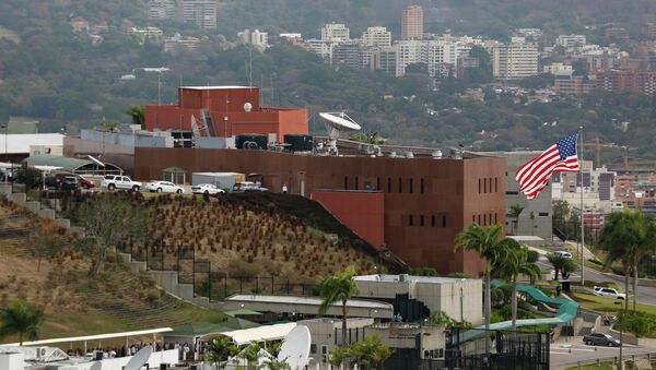 A view shows the U.S. embassy building in Caracas March 4, 2015 - Sputnik International