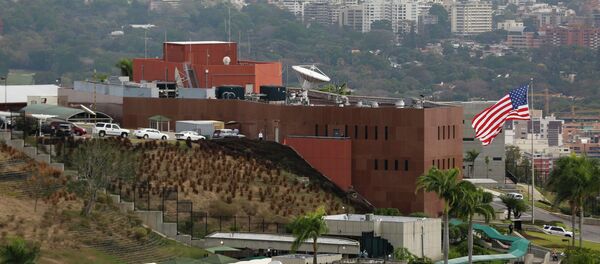 A view shows the U.S. embassy building in Caracas March 4, 2015 - Sputnik International