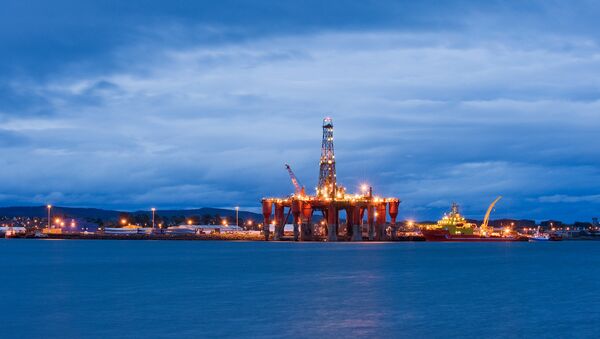 North Sea oil rigs - Sputnik International