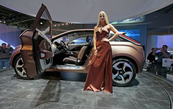 A concept of the XRay 2-door coupe, expected to be introduced shortly after the launch of the 4-door SUV. A concept of the XRay 2-door coupe, expected to be introduced shortly after the launch of the 4-door SUV. - Sputnik International