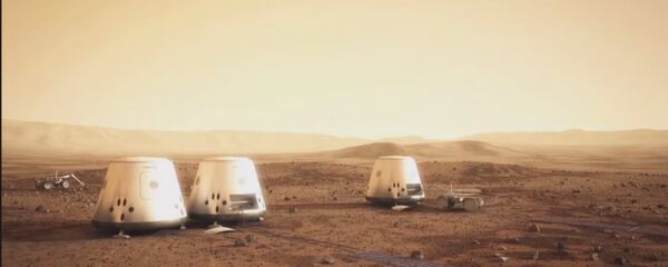 A Mars One colony - Sputnik International