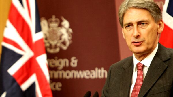 British foreign minister Philip Hammond - Sputnik International