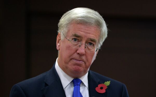 British Secretary of State for Defence Michael Fallon speaks during an event at the Vivekananda International Foundation in New Delhi on October 30, 2014 British Secretary of State for Defence Michael Fallon speaks during an event at the Vivekananda International Foundation in New Delhi on October 30, 2014 - Sputnik International