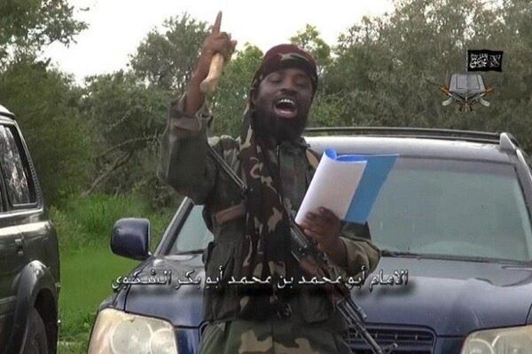 Abubakar Shekau the leader of Boko Haram in Nigeria pledges allegiance to ISIL - Sputnik International