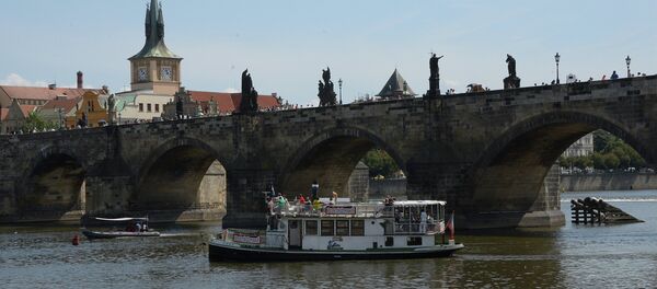 Charles Bridge over the Vltava River in Prague. Charles Bridge over the Vltava River in Prague. - Sputnik International