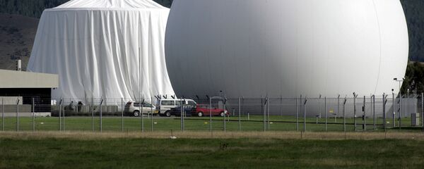 Satellite communications dome at Waihopai satellite communications interception station near Blenheim, New Zealand - Sputnik International