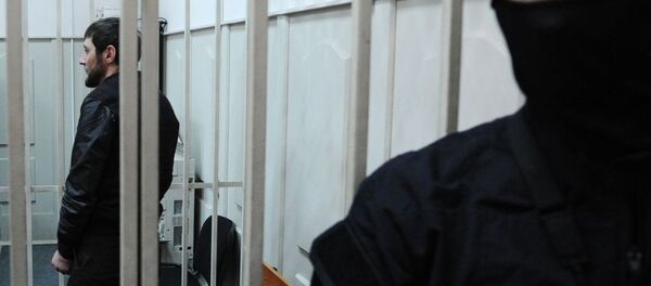Suspects in the murder of politician Boris Nemtsov at Moscow's Basmanny Court. Suspects in the murder of politician Boris Nemtsov at Moscow's Basmanny Court. - Sputnik International