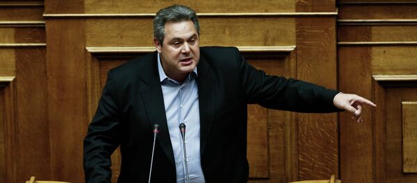 Greece Defense Minister Panos Kammenos - Sputnik International
