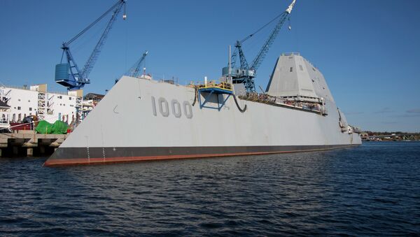 The future USS Zumwalt Navy destroyer - Sputnik International
