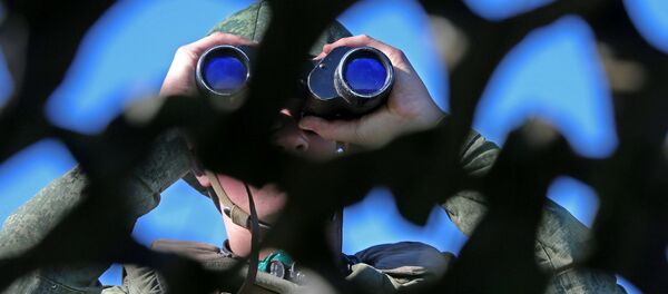 Military exercise for 152mm caliber self-propelled artillery vehicles Akatsiya in the military firing range Dobrovolsky on the Lithuania-Russia border Military exercise for 152mm caliber self-propelled artillery vehicles Akatsiya in the military firing range Dobrovolsky on the Lithuania-Russia border - Sputnik International