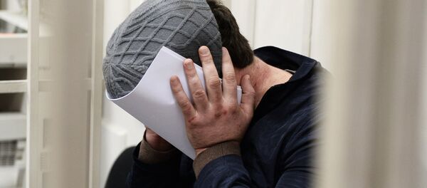 A suspect in the murder of politician Boris Nemtsov at the Basmanny Court's session in Moscow A suspect in the murder of politician Boris Nemtsov at the Basmanny Court's session in Moscow - Sputnik International