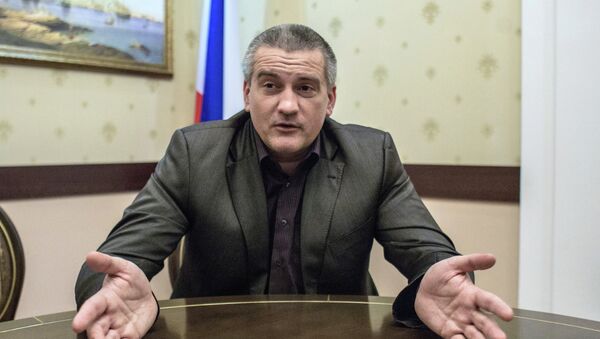 Council of Ministers Chairman of the Autonomous Republic of Crimea Sergei Aksenov - Sputnik International