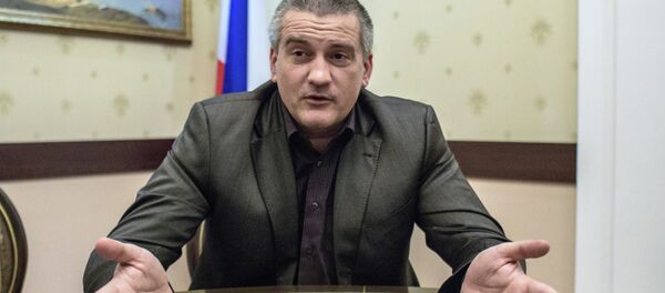 Council of Ministers Chairman of the Autonomous Republic of Crimea Sergei Aksenov Council of Ministers Chairman of the Autonomous Republic of Crimea Sergei Aksenov - Sputnik International