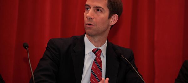 Senator Tom Cotton, very alarmed by the world. Senator Tom Cotton, very alarmed by the world. - Sputnik International