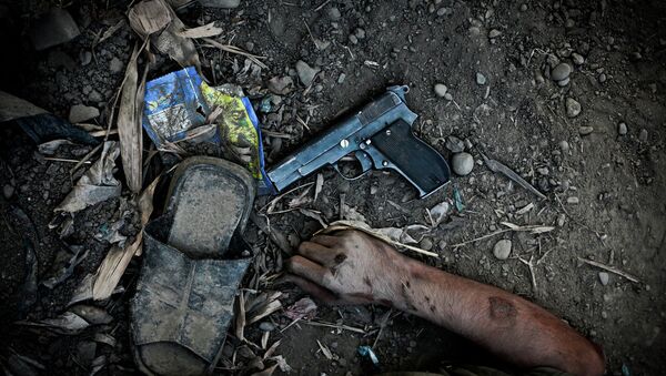 After an explosion in Imphal, Manipur, India, 2009. File photo - Sputnik International
