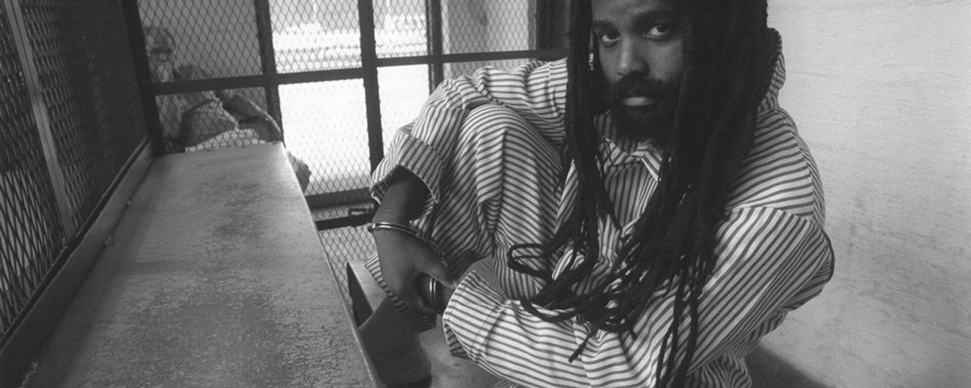 Mumia Abu-Jamal in prison circa 1998 - Sputnik International, 1920, 16.12.2022