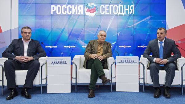 Opening of Rossiya Segodnya's Press Center in Simferopol - Sputnik International