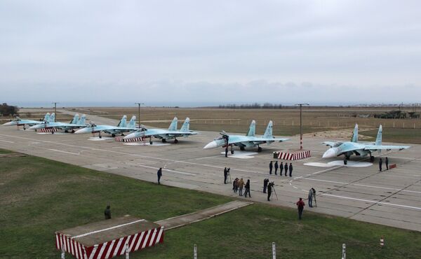 New equipment arrives at Belbek airfield in Crimea New equipment arrives at Belbek airfield in Crimea - Sputnik International