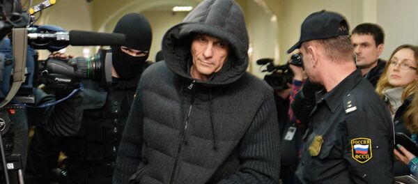 Sakhalin Region Governor Alexander Khoroshavin in Basmanny Court Sakhalin Region Governor Alexander Khoroshavin in Basmanny Court - Sputnik International