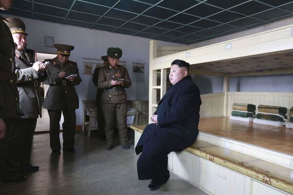 Readiness Test: Kim Jong Un Inspects North Korean Armed Forces - Sputnik International