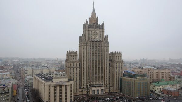 View of the Russian Foreign Ministry building in Moscow, Russia, Sunday, March 1, 2015 - Sputnik International