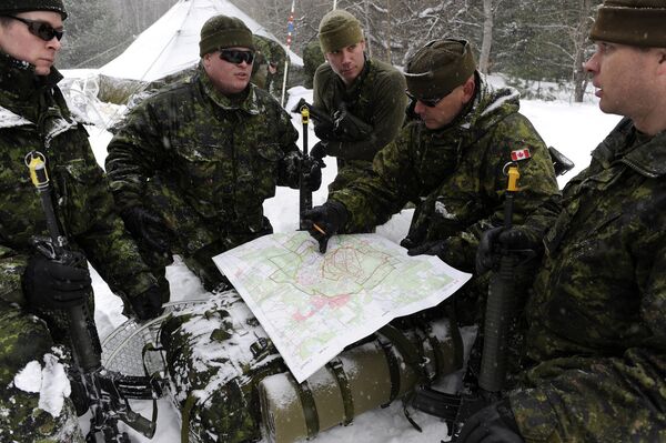 Members of the Arctic Response Company Group train in Ontario. Members of the Arctic Response Company Group train in Ontario. - Sputnik International