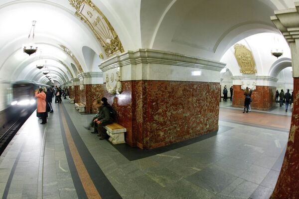Krasnopresnenskaya station of the Moscow metro network's Circle Line - Sputnik International