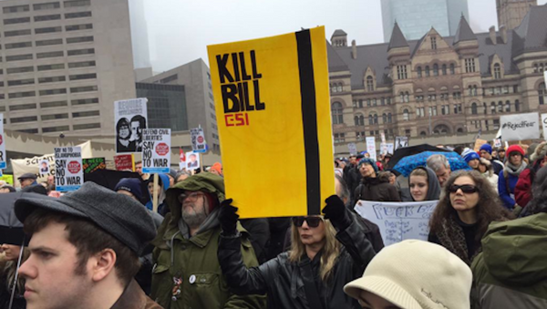 StopC51 protests in Toronto - Sputnik International